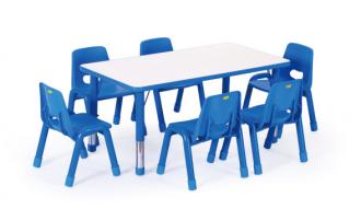 QX-17061豪华型幼儿长方桌