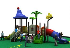 QX-0020游乐园彩色小型塑料游戏组合滑梯 室内儿童滑滑梯玩具厂家